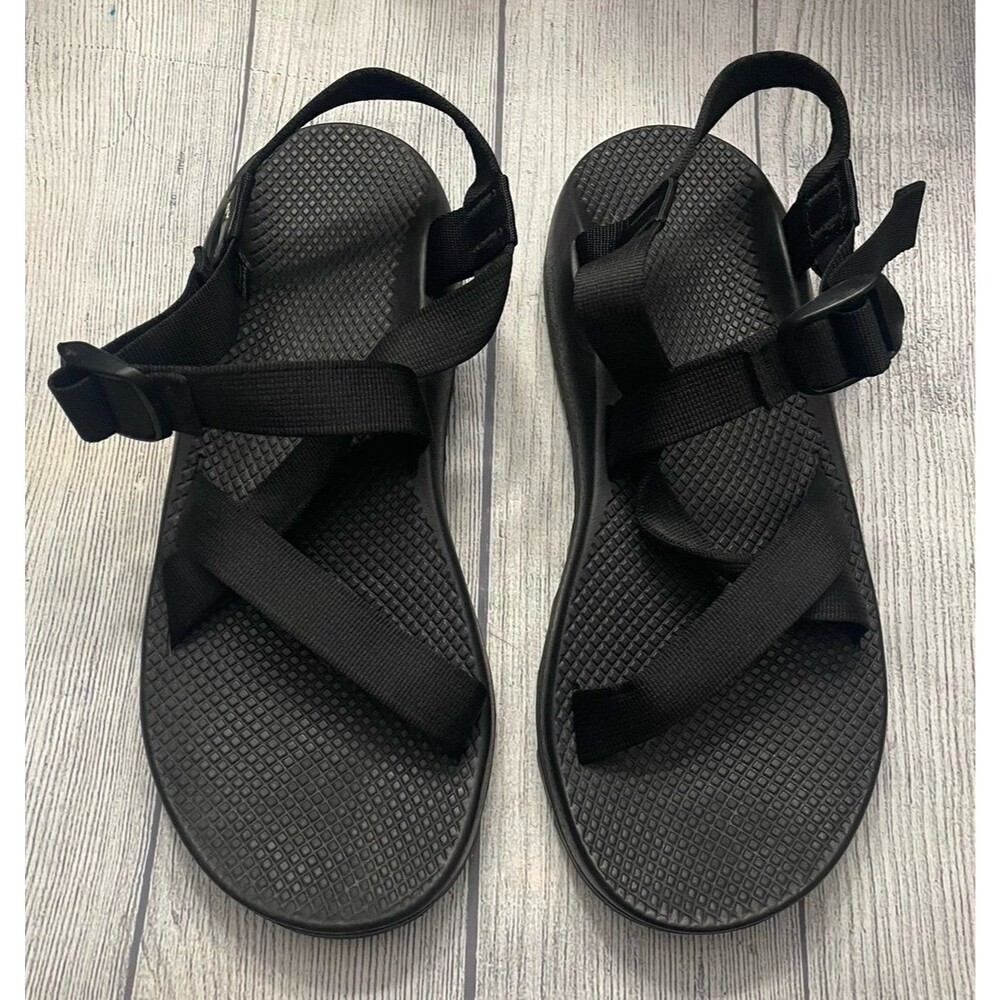 Black Chaco Chaco’s Men’s Hiking Sandals Shoes, Size Adult 12